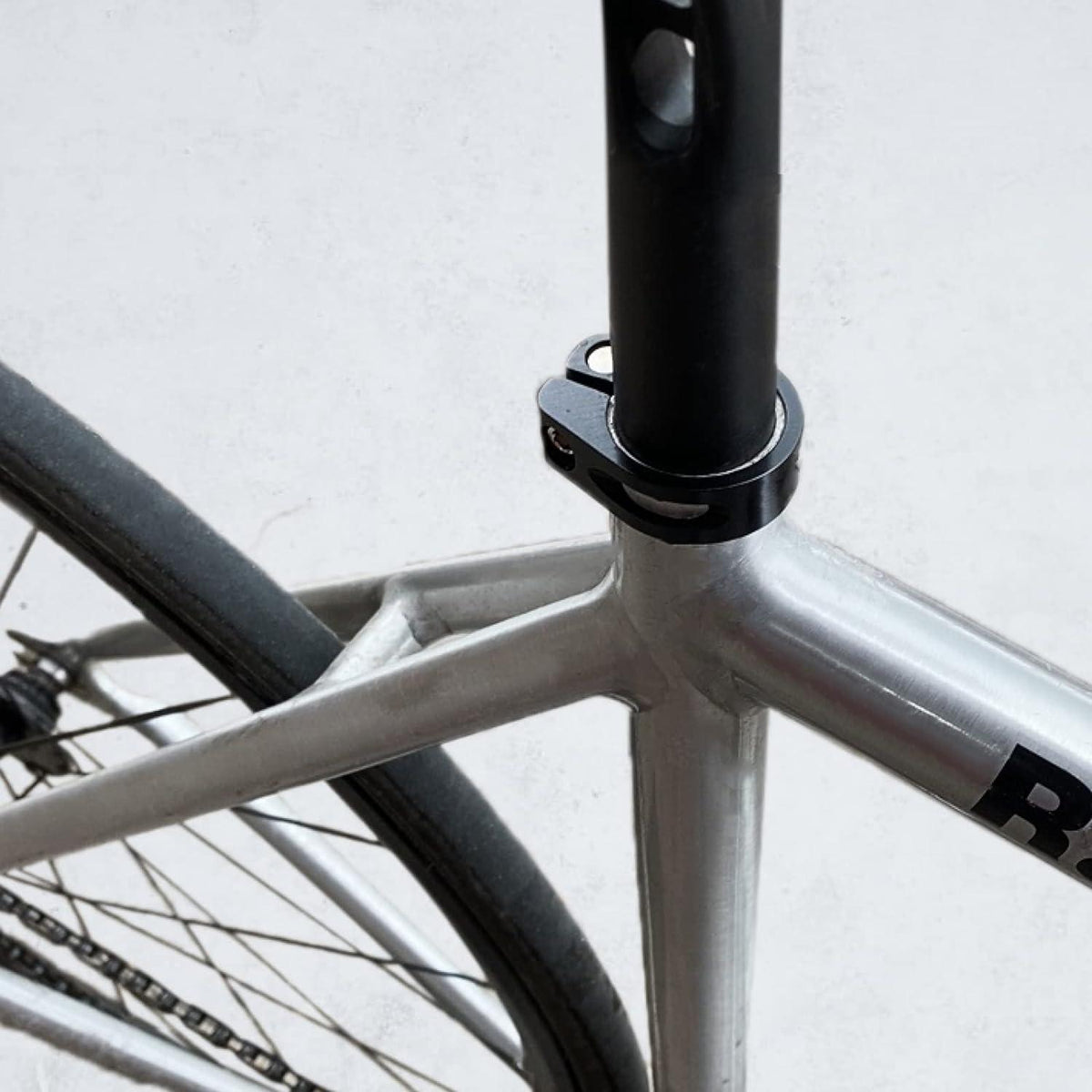 TRIWONDER Sattelklemme 31.8mm Schnellspanner Fahrrad Sattelstütze Schwarz