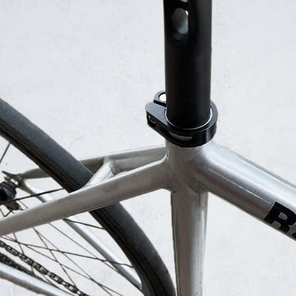 TRIWONDER Sattelklemme 31.8mm Schnellspanner Fahrrad Sattelstütze Schwarz