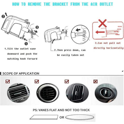 Auto Getränkehalter mit Lüftung & Handyhalterung