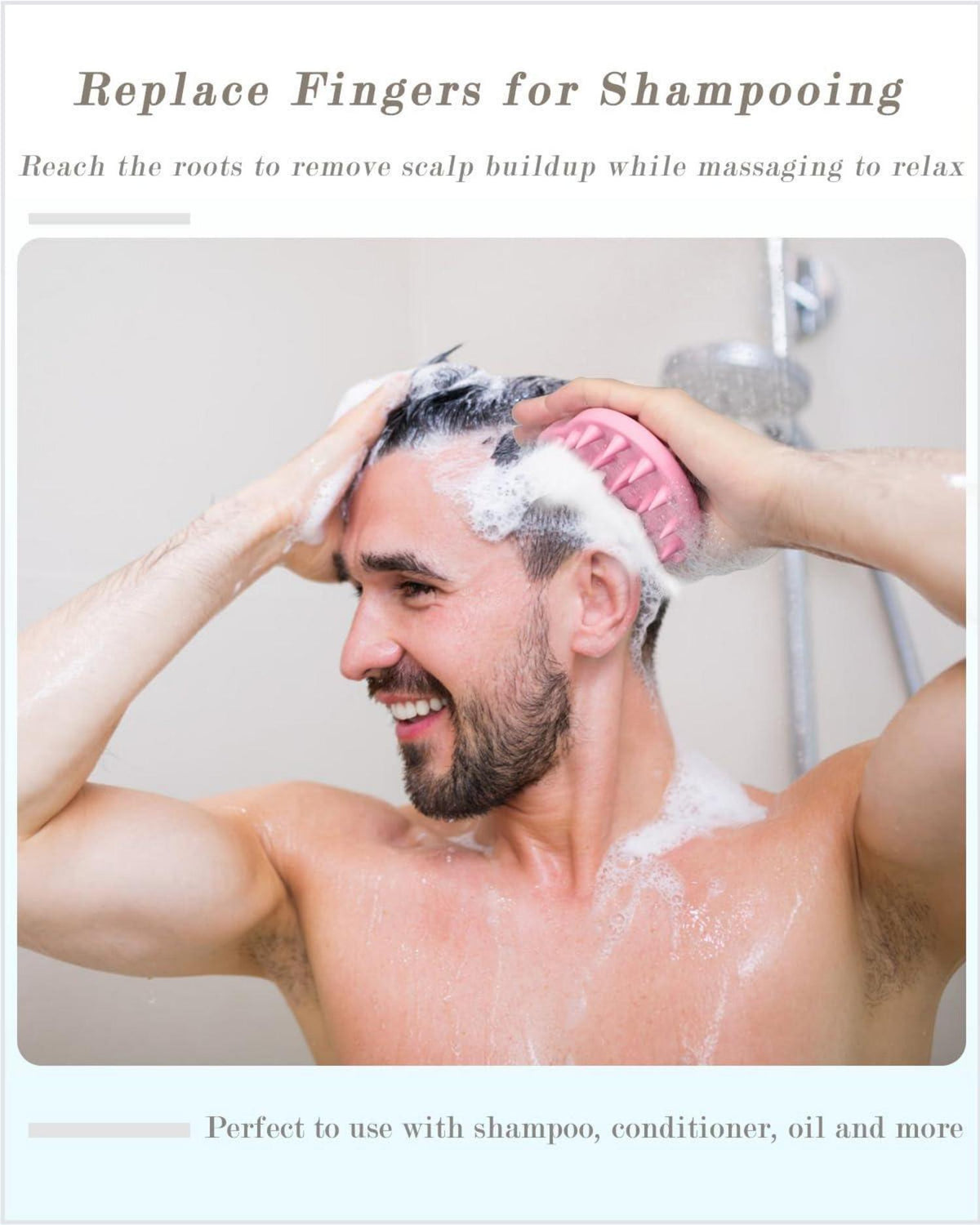 Kopfhaut Massagebürste Shampoo Bürste Schuppen Haarwuchs