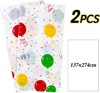 Geburtstag Tischdecken Set Happy Birthday Motiv 137x274cm