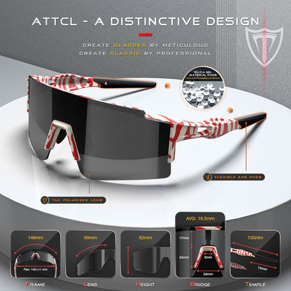 Polarisierte Fahrradsonnenbrille UV400 Staubdicht Winddicht