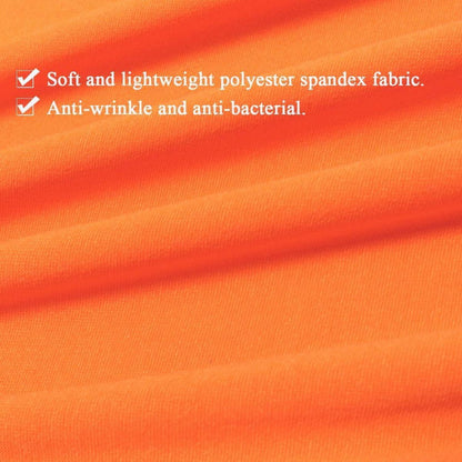6x Stuhlhussen Elastisch Orange – Waschbar & Modern