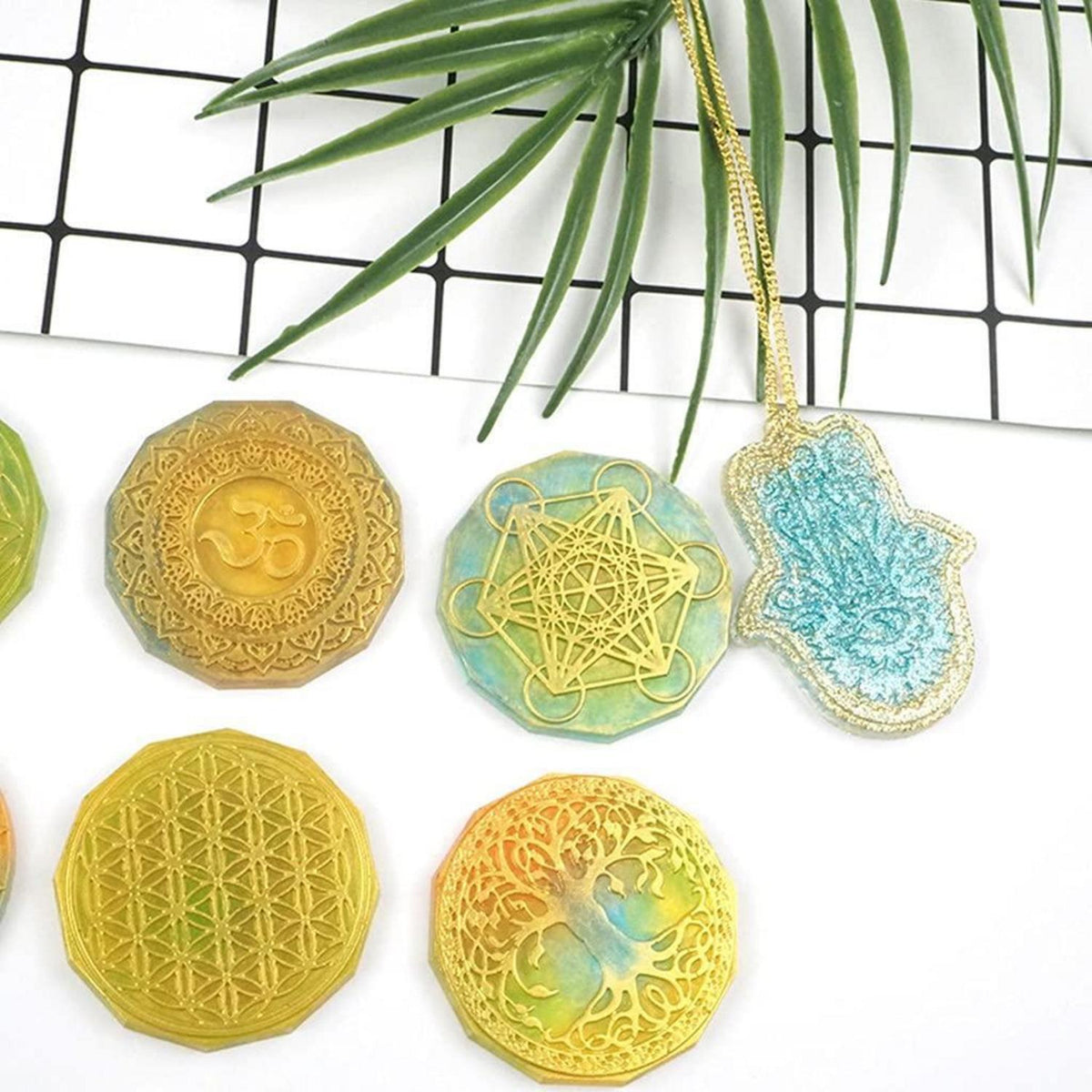 Silikonform Blume des Lebens für Schmuck & DIY Handwerk
