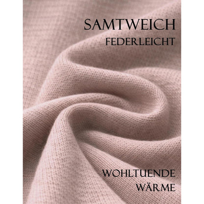 Damen Poncho Strick Cape Weich Einheitsgröße Rosa
