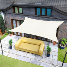 Wasserdichtes Sonnensegel 4x5m Creme mit UV-Schutz