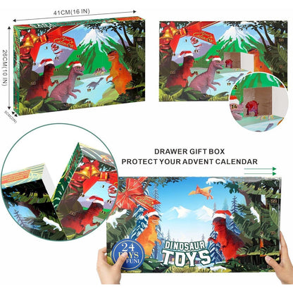 ANOTION 2026 Dinosaurier Adventskalender für Kinder - 24