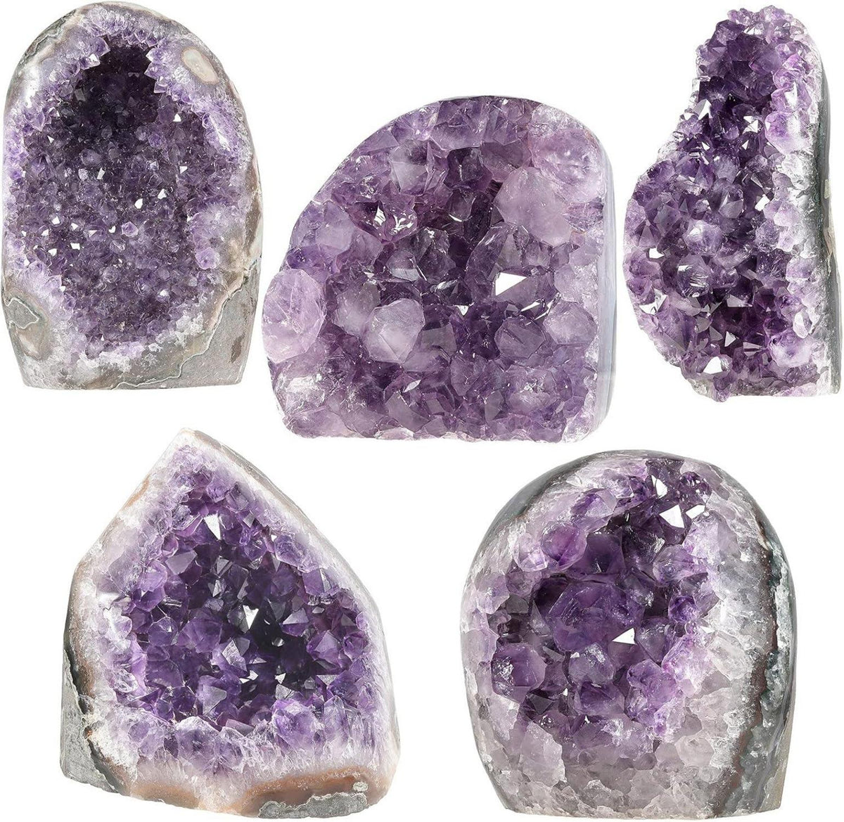 Natürlicher Amethyst Cluster 700-800g | Dekorative Steine