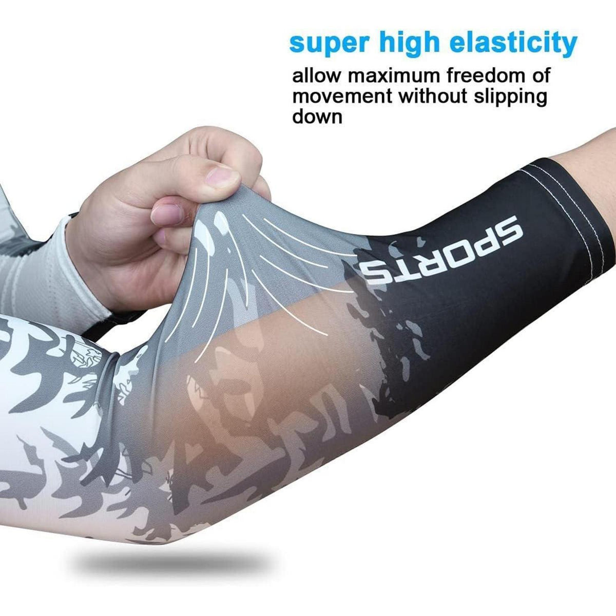 Sport Armlinge mit UV-Schutz und Kompression, atmungsaktiv