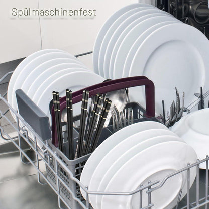 Wiederverwendbare Fiberglas Essstäbchen Set - 5 Paar, Spülmaschinenfest