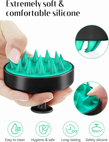 HEETA Kopfmassagebürste für Haare Kopfhaut Massage Peeling