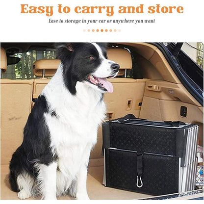 Hundetreppe Auto – Klappbar & Verstellbar für Große Hunde