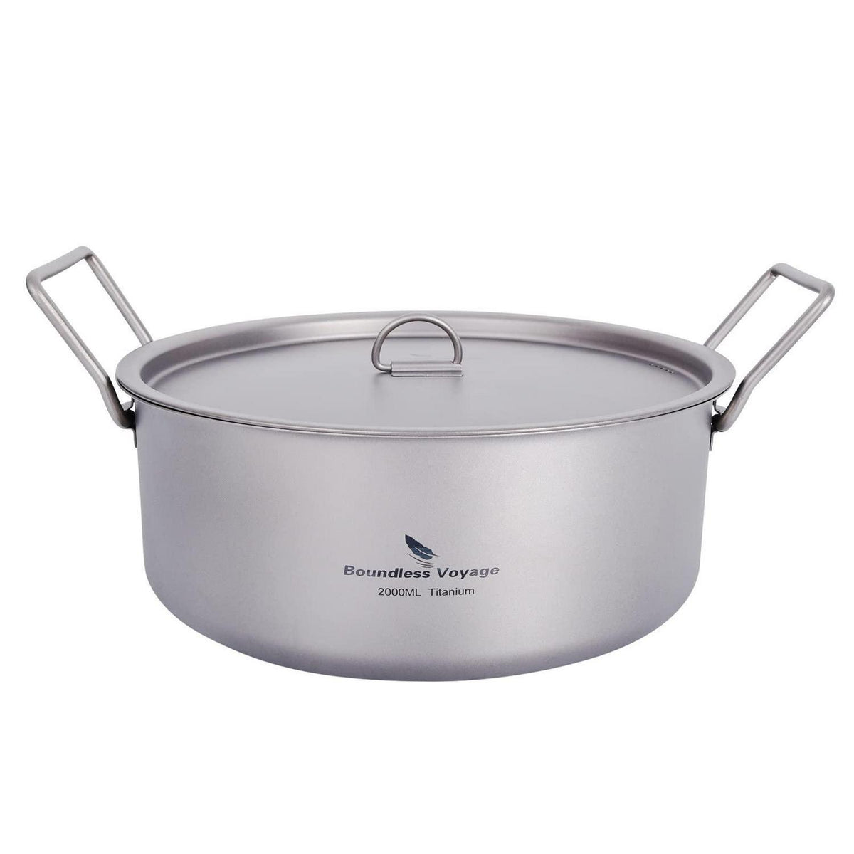 Titan Camping Topf 2L mit Deckel & Klappgriff