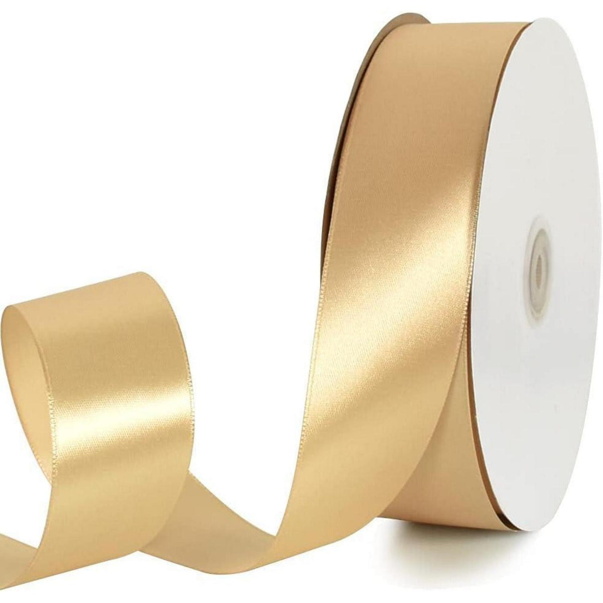 Gold Satinband 4cm x 91m – Geschenkband für Party & Verpackung