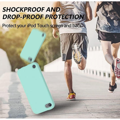 Schutzhülle iPod Touch 7/6/5 Grün, stoßfest, mit Displayschutz