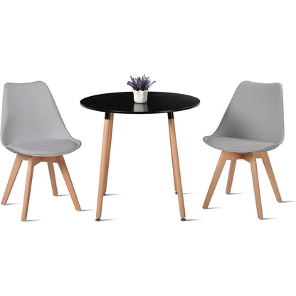 Essgruppe mit Esstisch & 2 Stühlen – Modernes Design