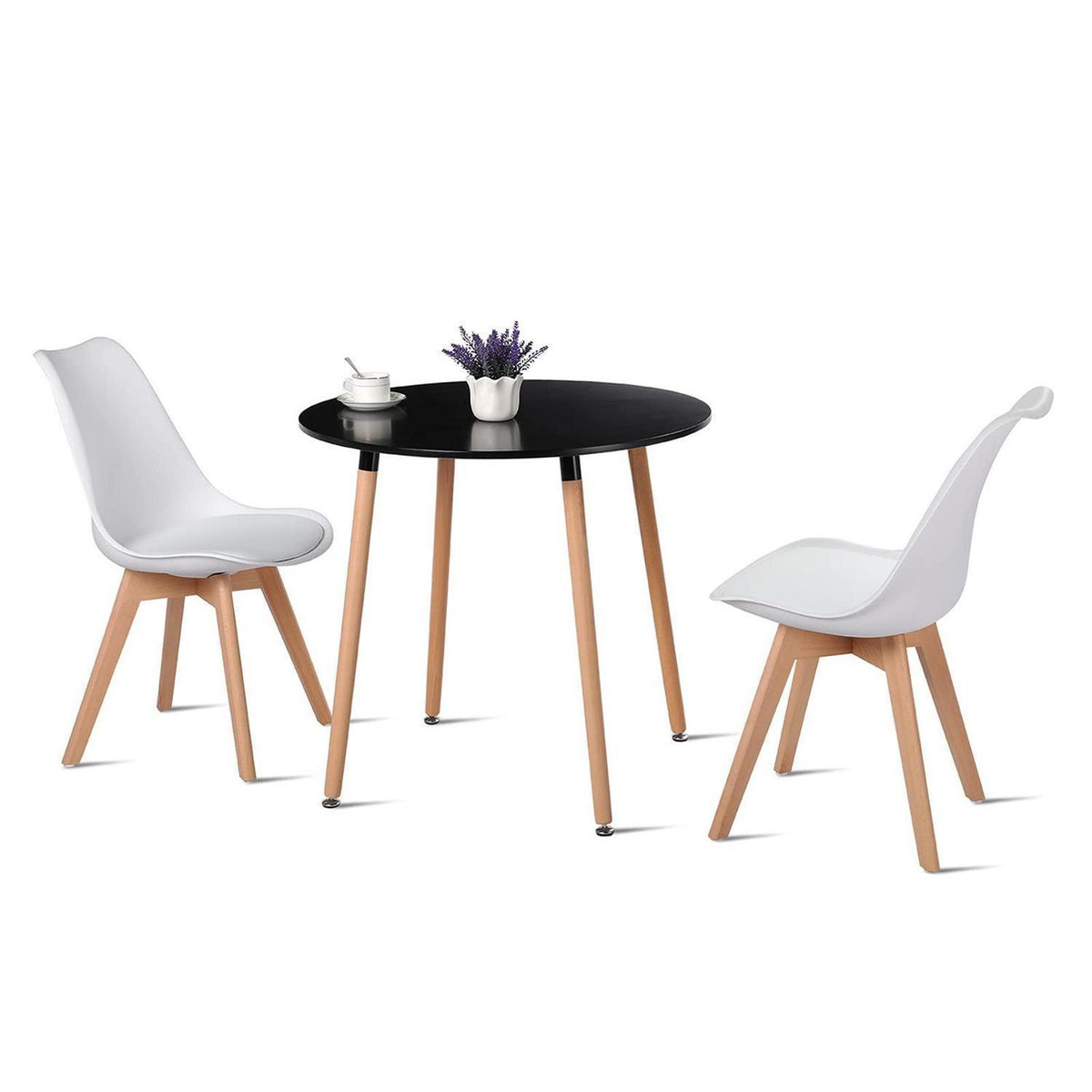 Essgruppe mit Esstisch & 2 Stühlen – Modernes Design