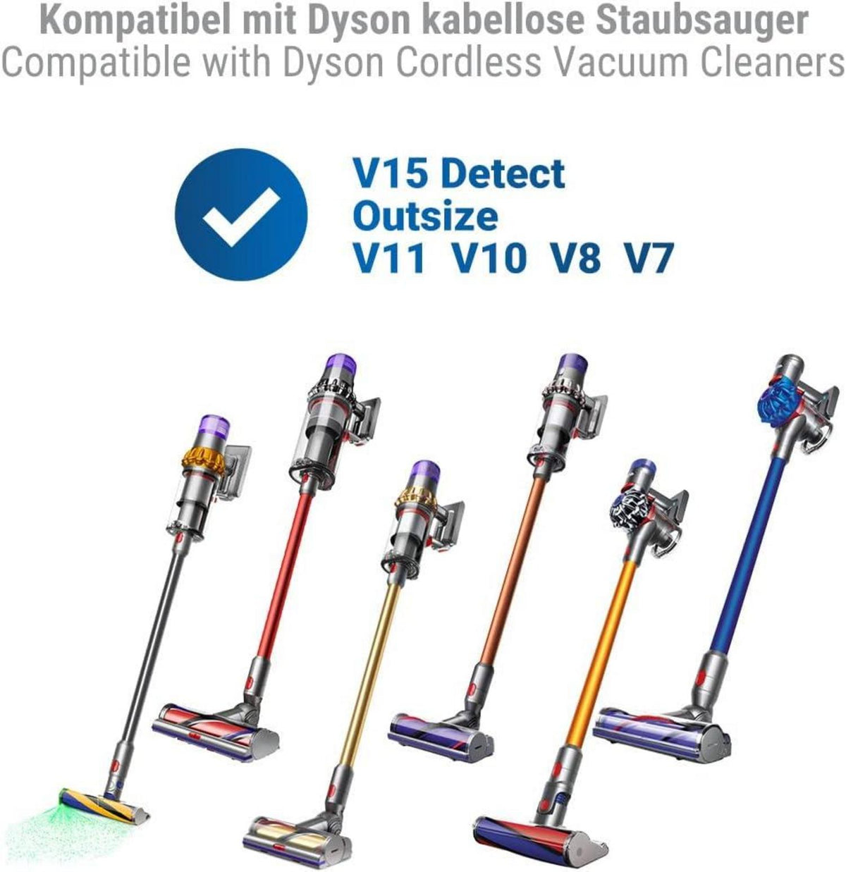 ecooe Flexibele Fugendüse für Dyson Staubsauger V15 V11 V10 V8 V7