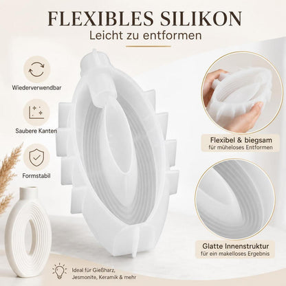 Silikon Gießform Vase Epoxidharz Form DIY Basteln