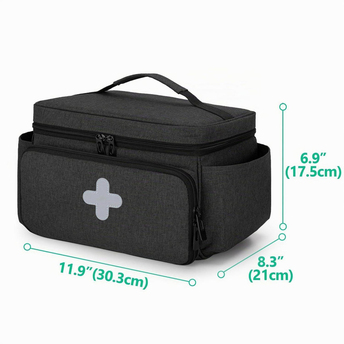 Erste Hilfe Set Tasche – Medizinische Notfalltasche Schwarz