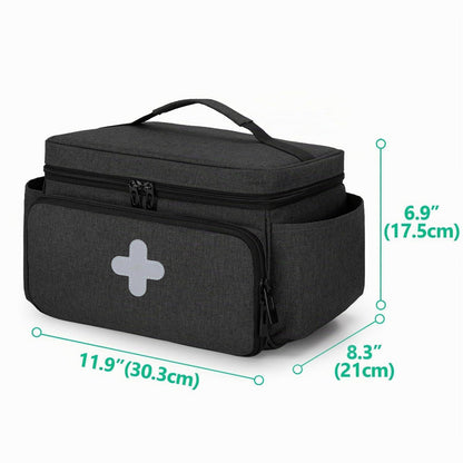 Erste Hilfe Set Tasche – Medizinische Notfalltasche Schwarz