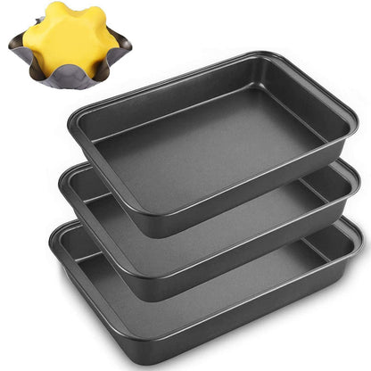 Auflaufform Set 4er-Pack – Kohlenstoffstahl