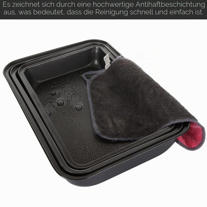 Auflaufform Set 4er-Pack – Kohlenstoffstahl