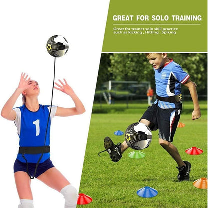 YGORTECH Fußball-Trainingsset 6m Koordinationsleiter & 12