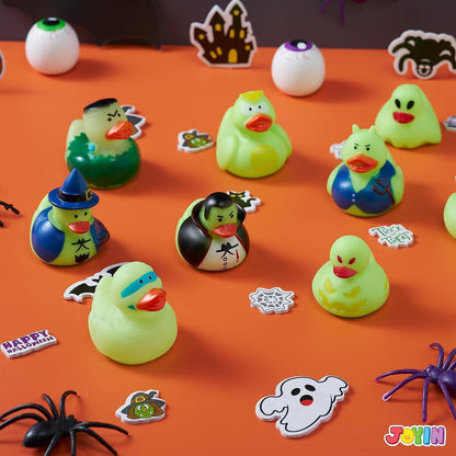 JOYIN 12 leuchtende Halloween-Gummienten für