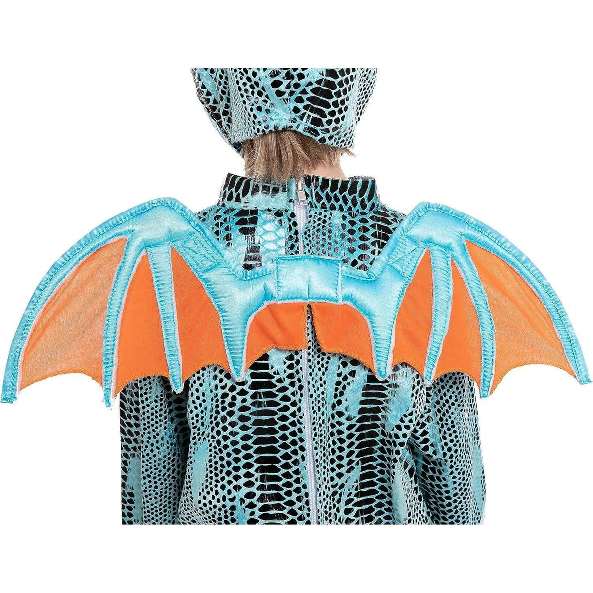 Blaues Drachenkostüm Kinder Halloween Süßes oder Saures
