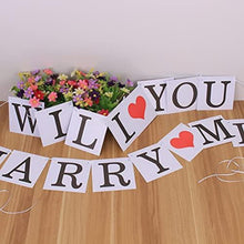 "Will You Marry Me" Girlande – Heiratsantrag & Hochzeitsdeko