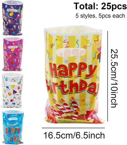 25 Cookie Partytüten Geburtstagstüten Kinder Geschenktüten