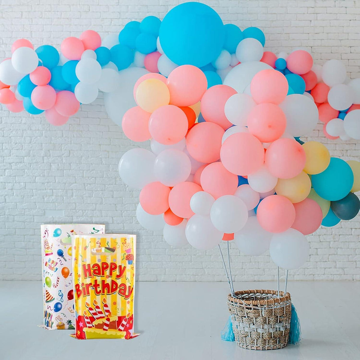 25 Stück Geschenktüten Kindergeburtstag Partytüten Weihnachten Hochzeit