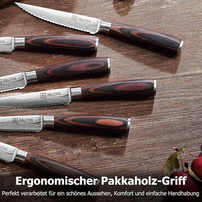 Günstiges Brotmesser 20 cm Profi Küchenmesser aus Edelstahl