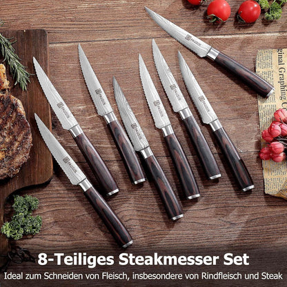 Günstiges Brotmesser 20 cm Profi Küchenmesser aus Edelstahl