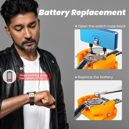 Uhr Reparatur Werkzeug Set Uhrenwerkzeug Gehäuseöffner