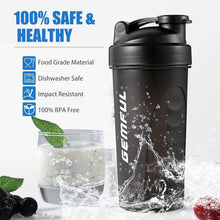 Shaker Proteinshake 750ml BPA Frei 2er Pack Sport Fitness