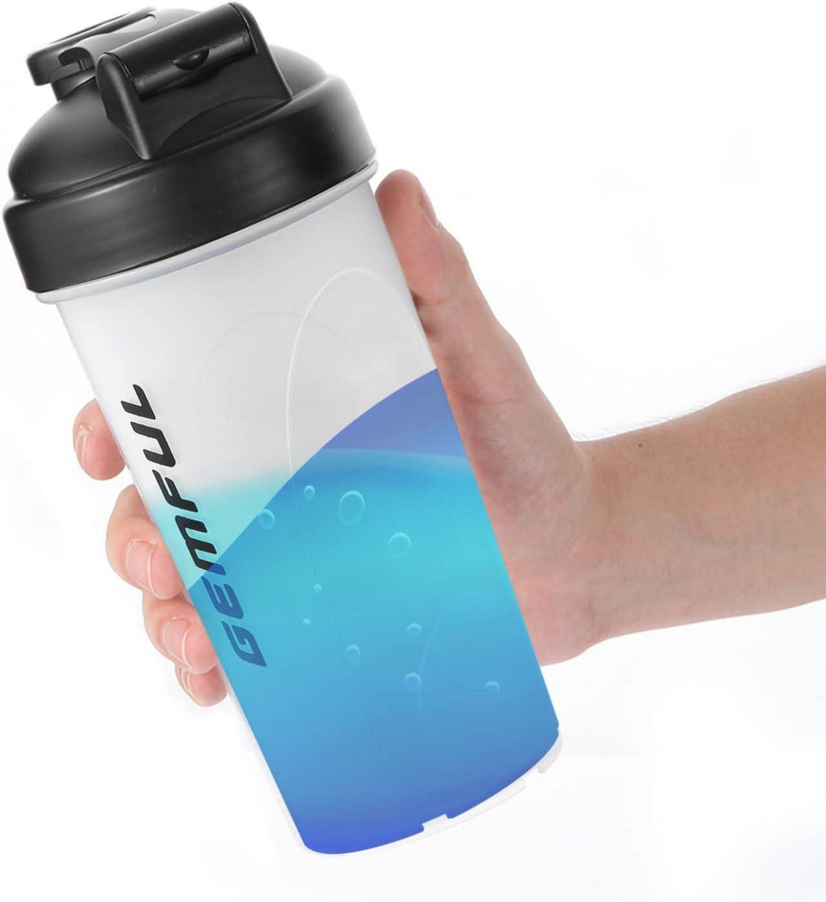 Shaker Proteinshake BPA Frei mit Kugel 750 ml 2er Pack