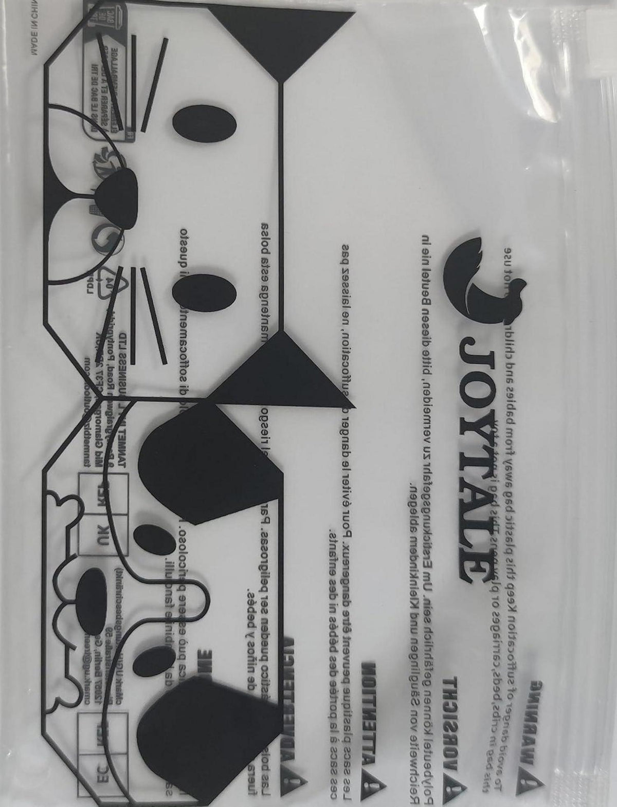Joytale Reflektierende Schleppleine 10m Schwarz Gepolsterter Griff 2 Karabiner