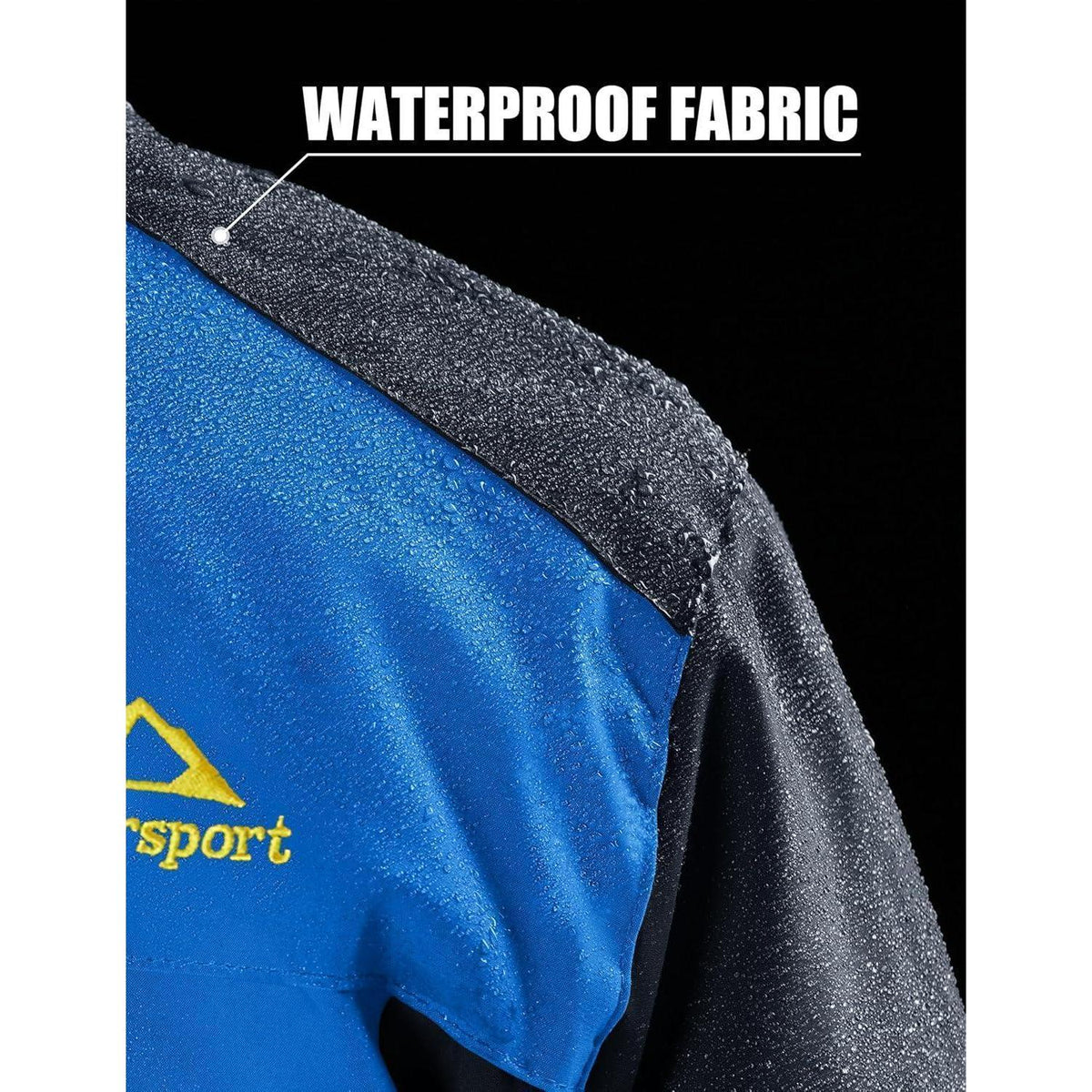 Herren Fleecejacke Winter Warm Skijacke Blau XXL