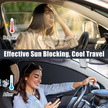 Auto Sonnenschutzvorhang - UV Schutz, 2er Set, Seitenscheibe