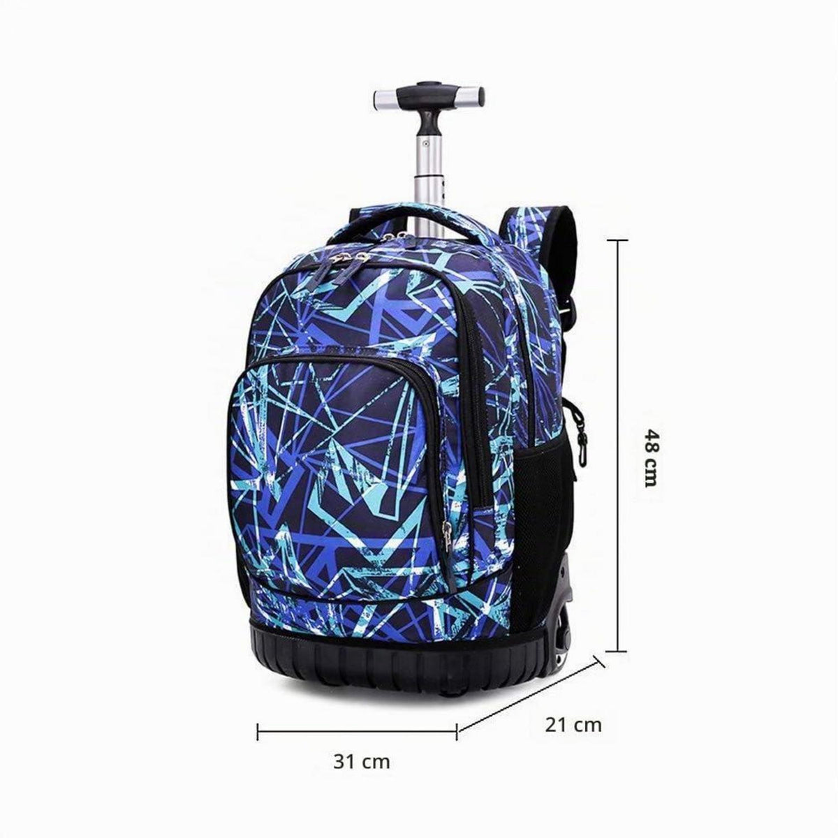 Trolley Rucksack für Schüler – Multifunktionaler Schulrucksack Rot