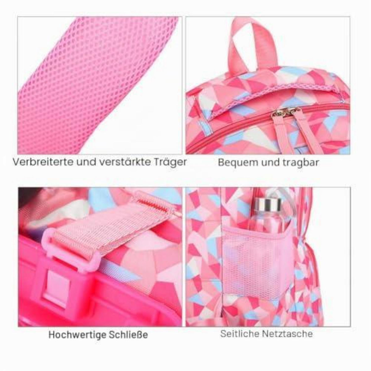 Rucksack mit Rollen für Kinder – Schultrolley für Jungen & Mädchen Klasse 3-12