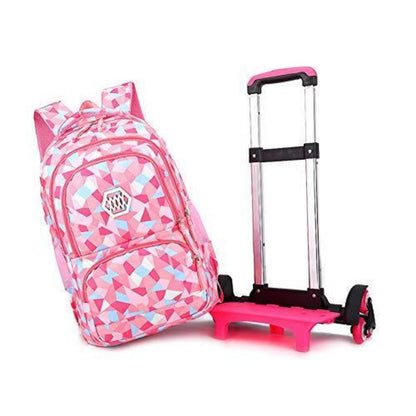 Rucksack mit Rollen für Kinder – Schultrolley für Jungen & Mädchen Klasse 3-12
