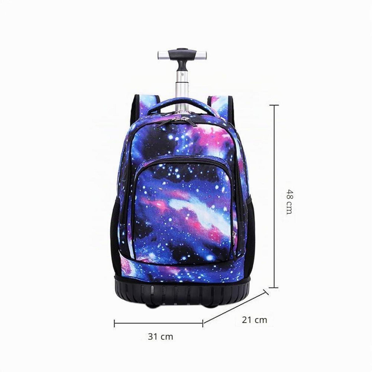 Trolley Rucksack für Schüler – Sternenblau, Multifunktionell & Robust