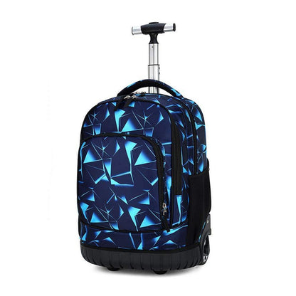 Trolley Rucksack für Schüler – Multifunktionaler Schulrucksack mit Rädern