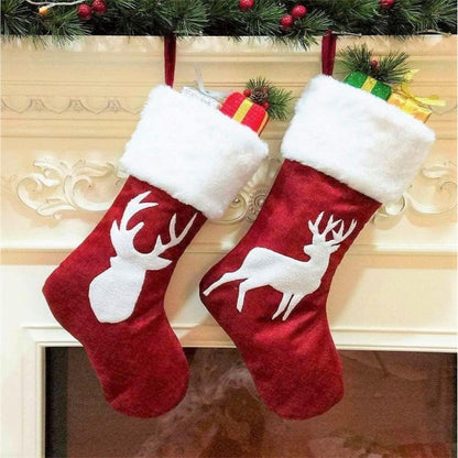 Weihnachtsstrumpf 2 Stile Große Größe Geschenk Hängende