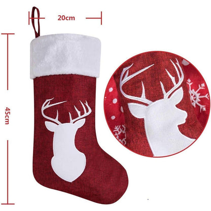 Weihnachtsstrumpf 2 Stile Große Größe Geschenk Hängende