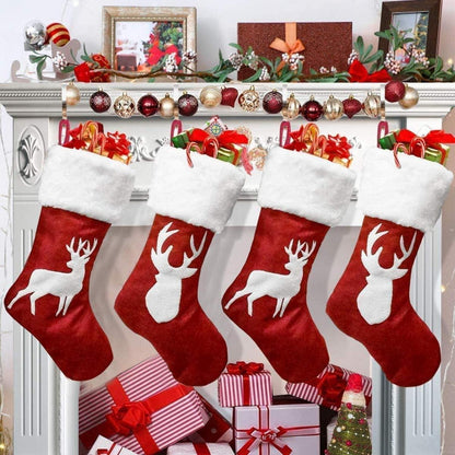 Weihnachtsstrumpf 2 Stile Große Größe Geschenk Hängende
