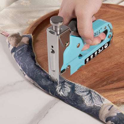 3-in-1 Handtacker Set mit 3000 Klammern & Klammerentferner
